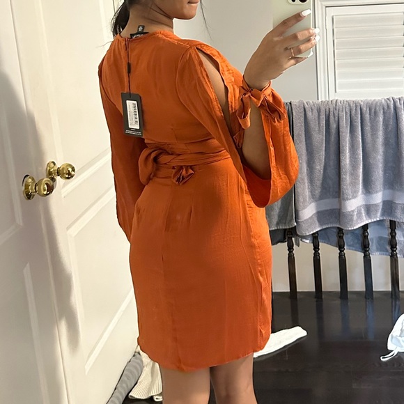 Rust mini dress - Picture 4 of 4